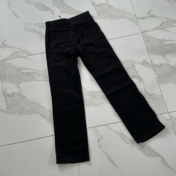 NWT ZARA cut out jeans black size 27 or size 4 festival - Picture 14 of 16